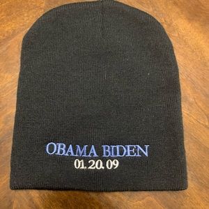 Obama Biden 2009 inauguration commemorative beanie
